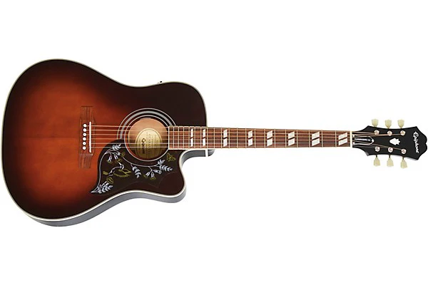 Epiphone Limited Edition Hummingbird EC Studio, Tobacco Sunburst