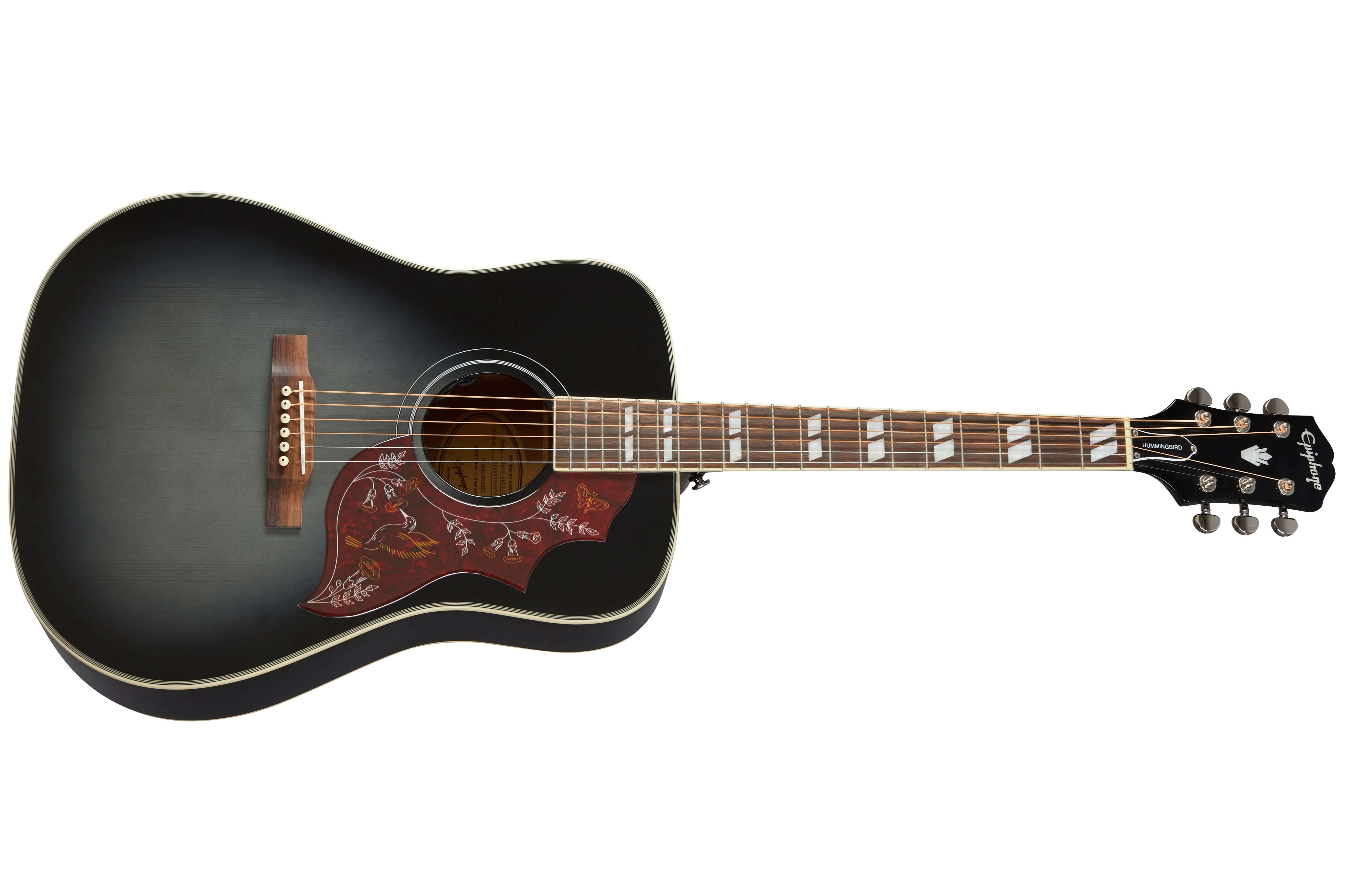 Epiphone Limited Edition Hummingbird Studio, Trans Ebony