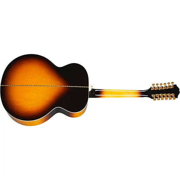 Epiphone Limited Edition J-200 Studio 12-String, Vintage Sunburst - Image 2