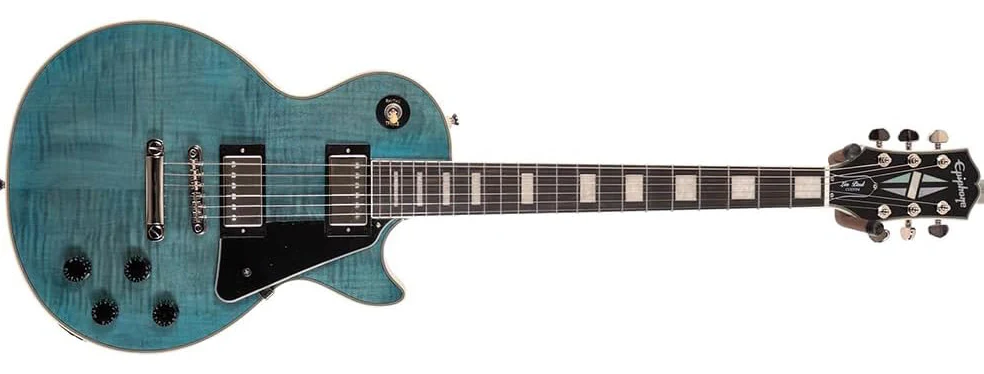 Epiphone Limited Edition Les Paul Custom Figured Maple Top - Image 2