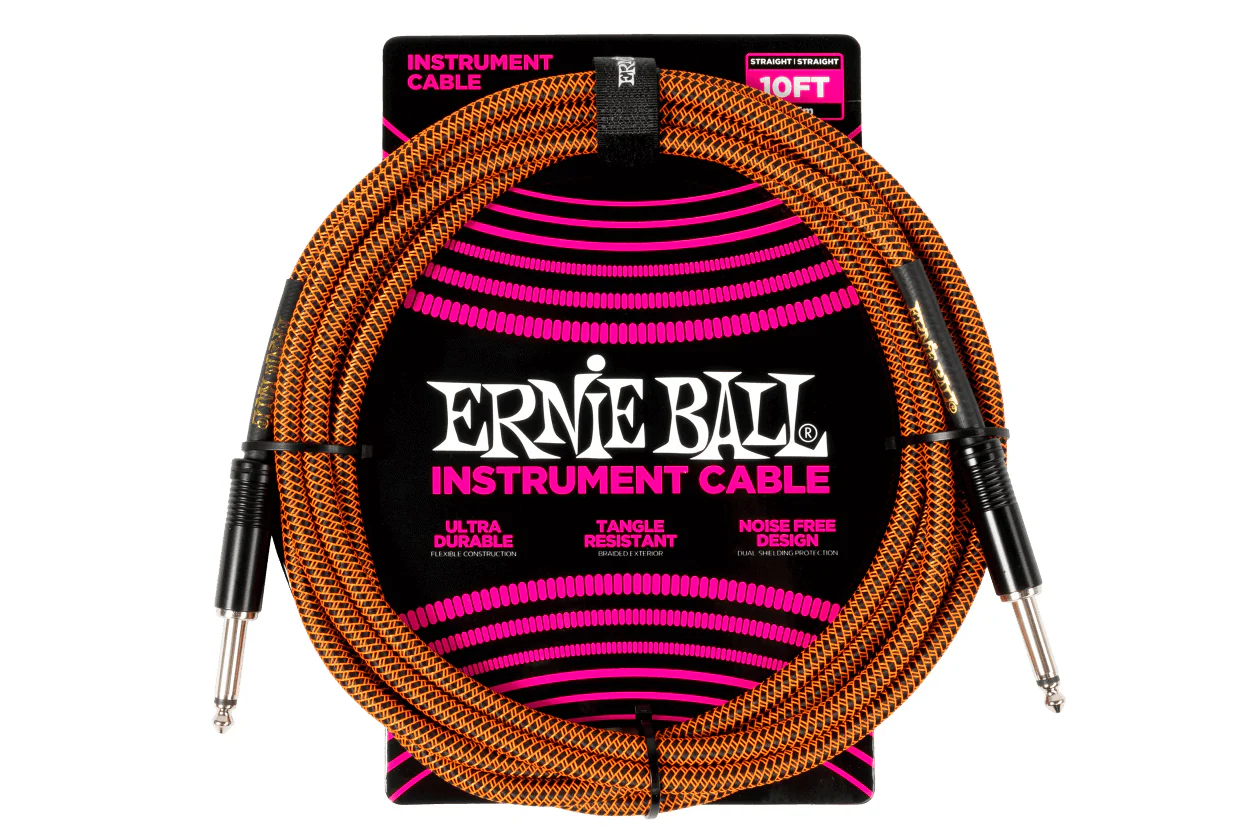Ernie Ball Braided Instrument Cable Straight/Straight
