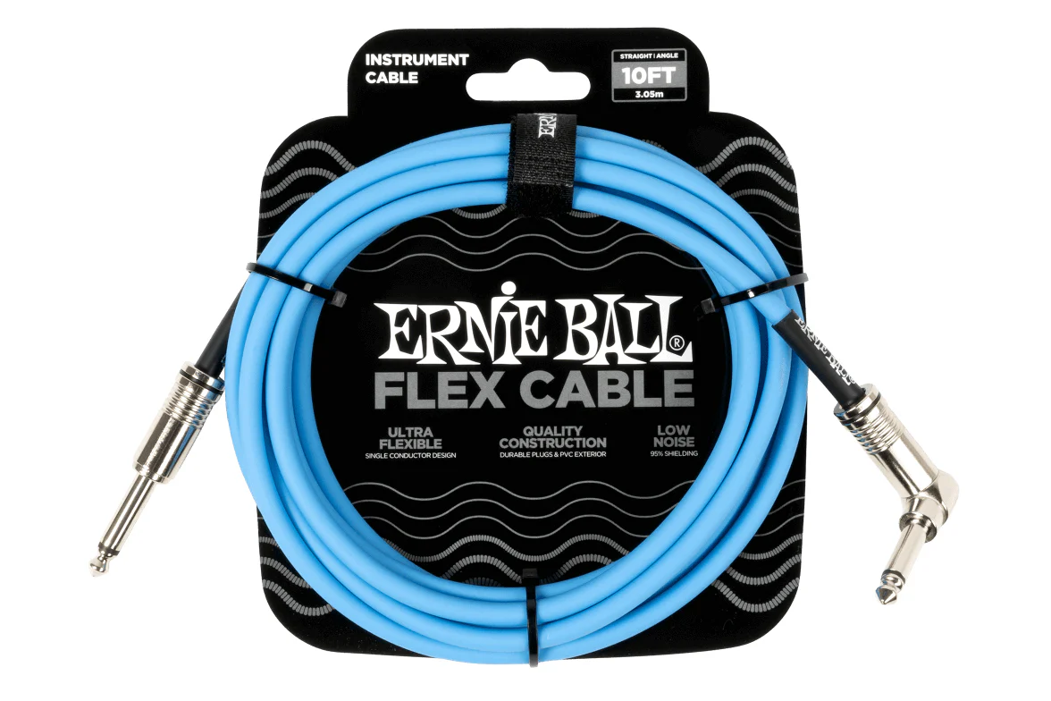 Ernie Ball Flex Cable Straight/Angle 10ft