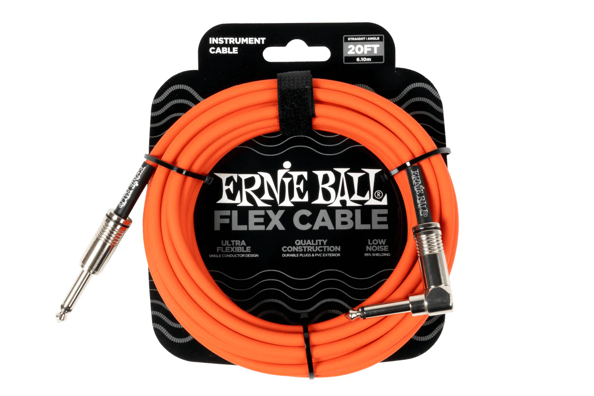 Ernie Ball Flex Cable Straight/Angle 20ft