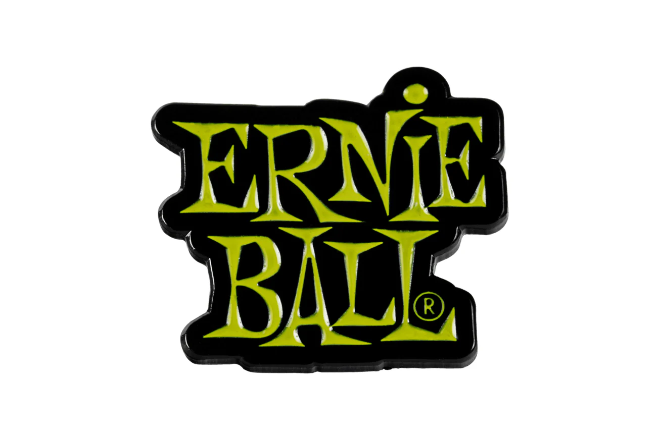 Ernie Ball Green Stacked Logo Enamel Pin