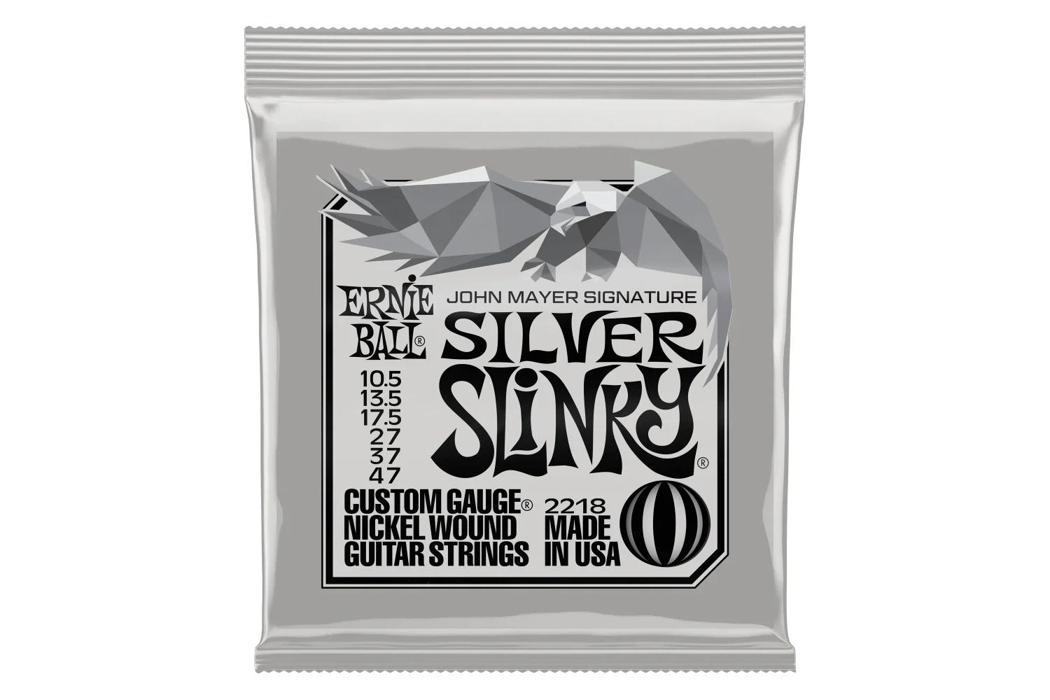 Ernie Ball John Mayer Silver Slinky Signature Electric Guitar Strings