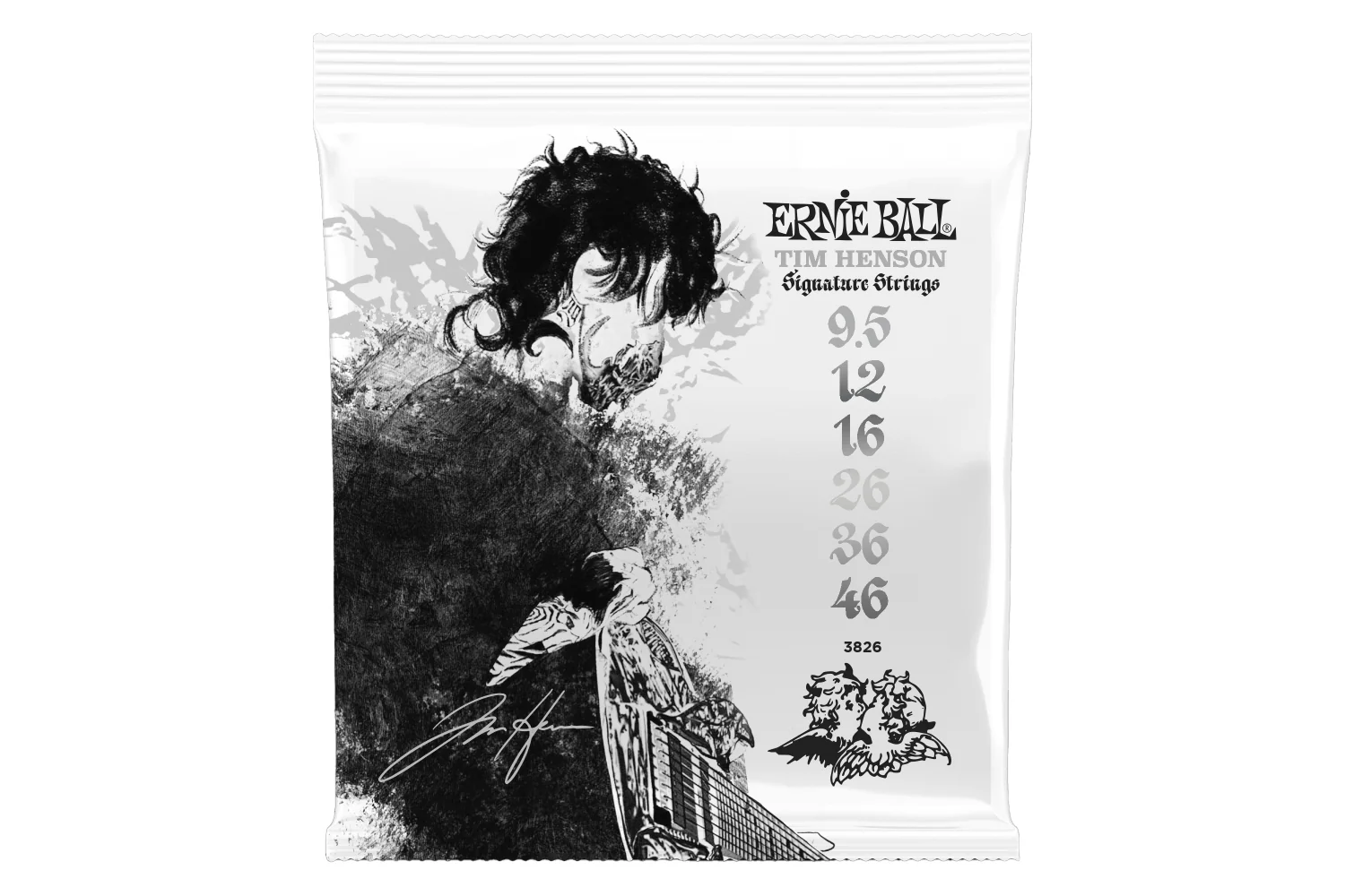 Ernie Ball Tim Henson Signature Electric Guitar Strings - 9.5-46 Gauge