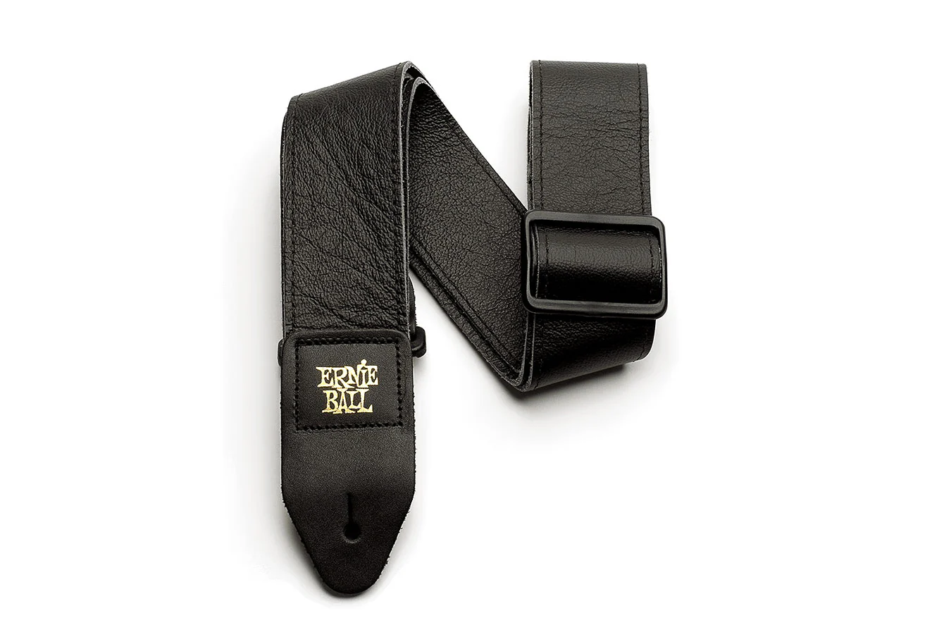 Ernie Ball Tri-Glide 2in Italian Leather Guitar Strap/Bass Strap