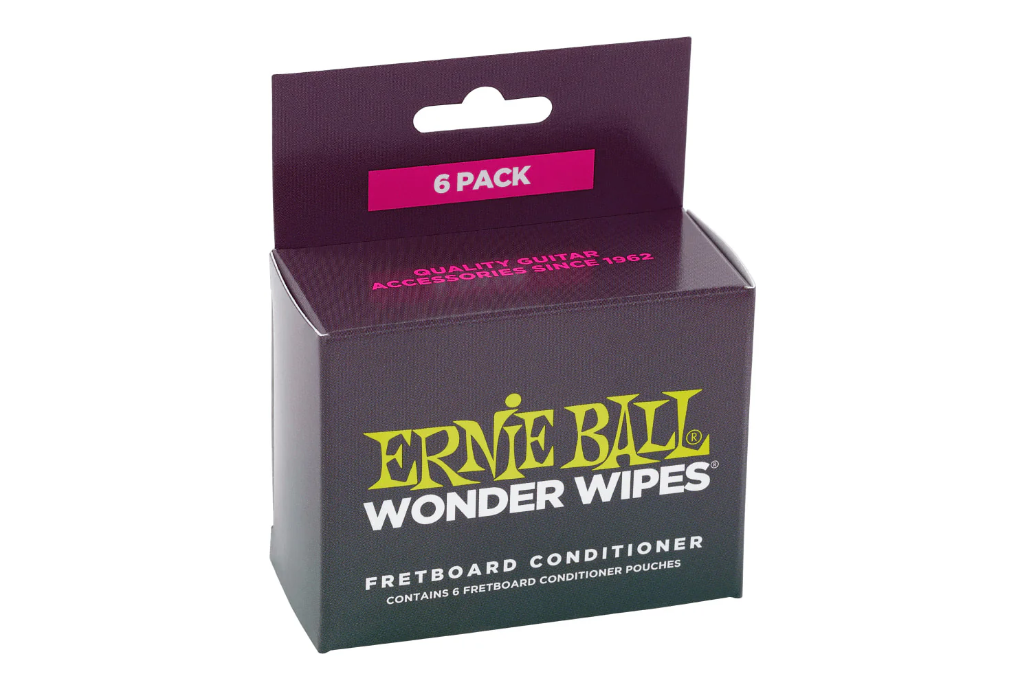 Ernie Ball Wonder Wipes Fretboard Conditioner 6 Pack