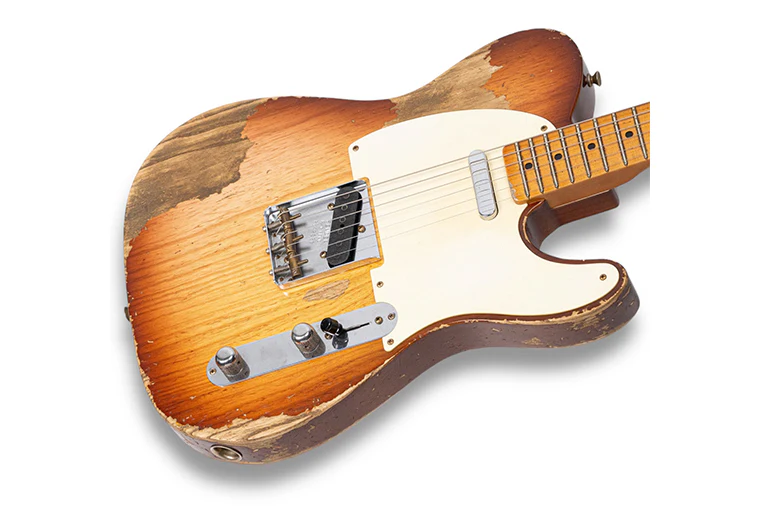 Fender Custom Shop 1950 Telecaster, Heavy Relic, Natural 3 Tone Sunburst, Masterbuilt by Levi Perry - Image 2