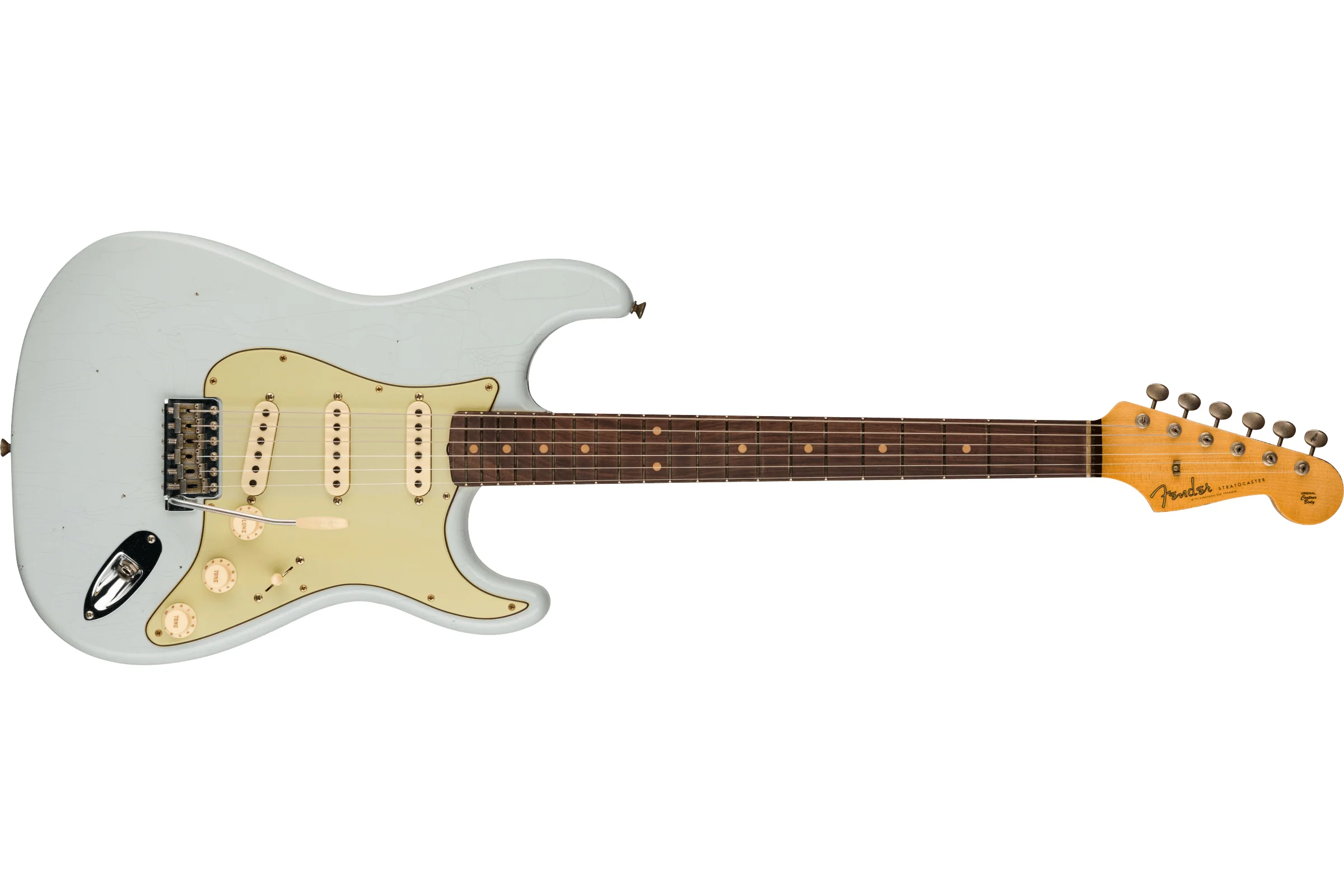 Fender Custom Shop 1959 Stratocaster Journeyman Relic, Super Faded Aged Sonic Blue