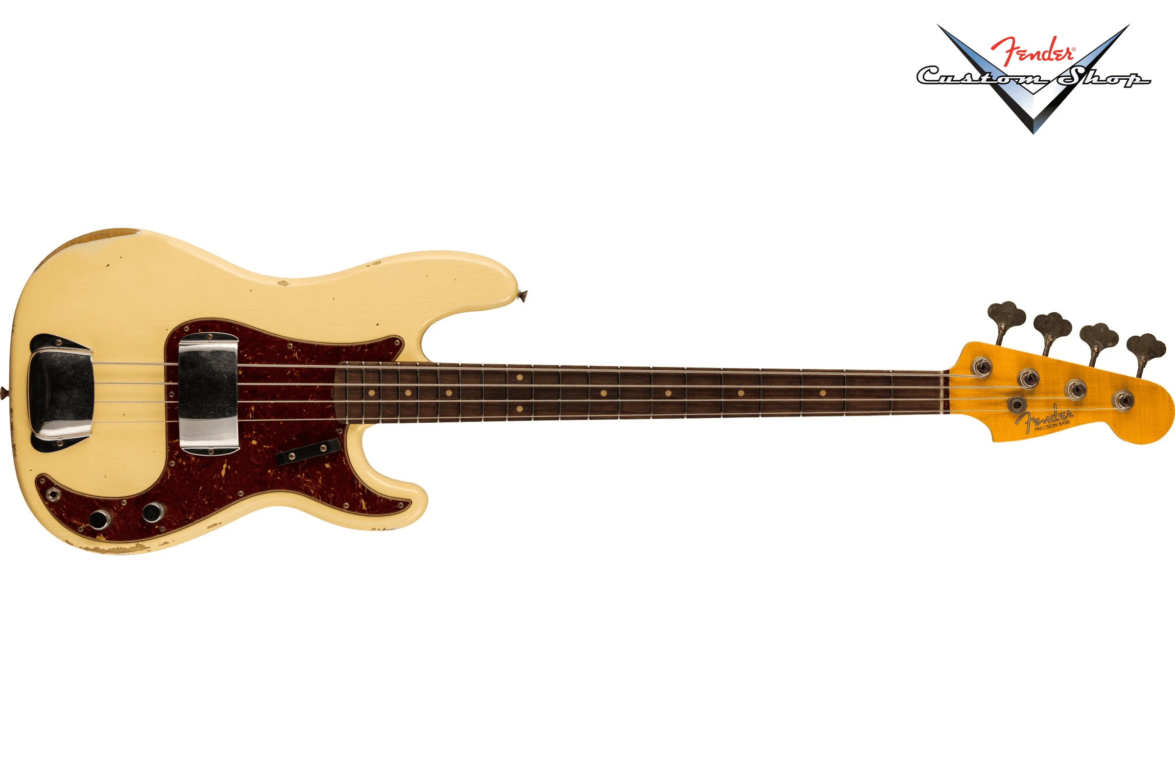 Fender Custom Shop 1964 Precision Bass Relic, Aged Vintage White