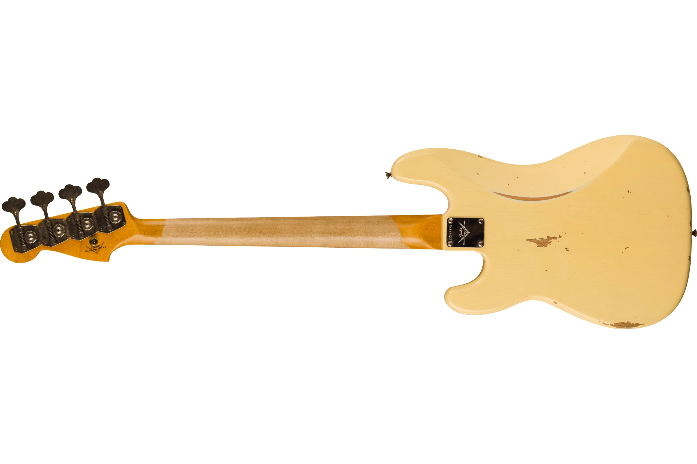 Fender Custom Shop 1964 Precision Bass Relic, Aged Vintage White - Image 2