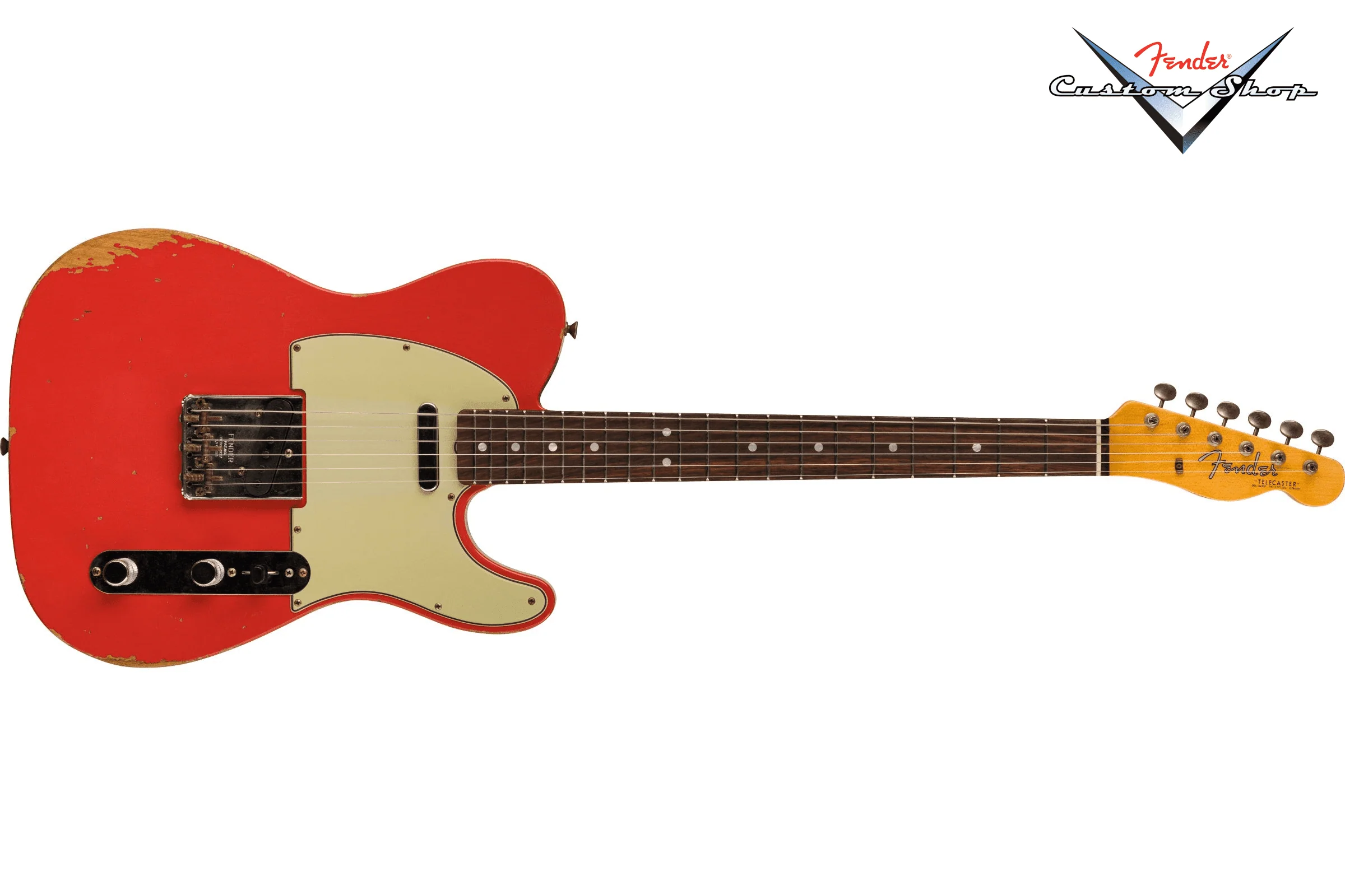 Fender Custom Shop 1964 Telecaster Relic Aged Fiesta Red