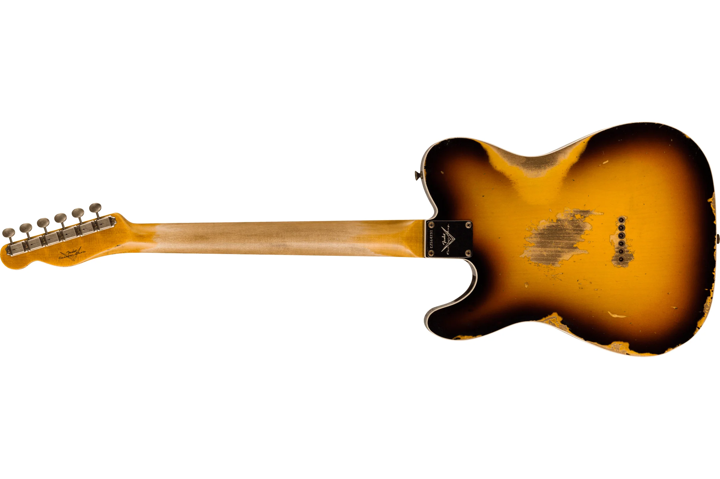 Fender Custom Shop 1965 Telecaster Custom Heavy Relic, Faded 3-Color Sunburst - Image 2