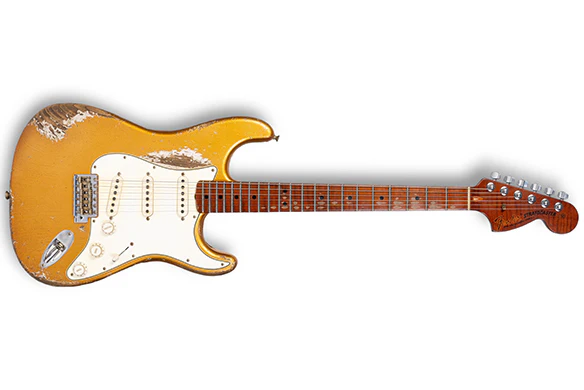Fender Custom Shop 1969 Stratocaster, Heavy Relic, Super Aged Aztec Gold, Masterbuilt by Levi Perry