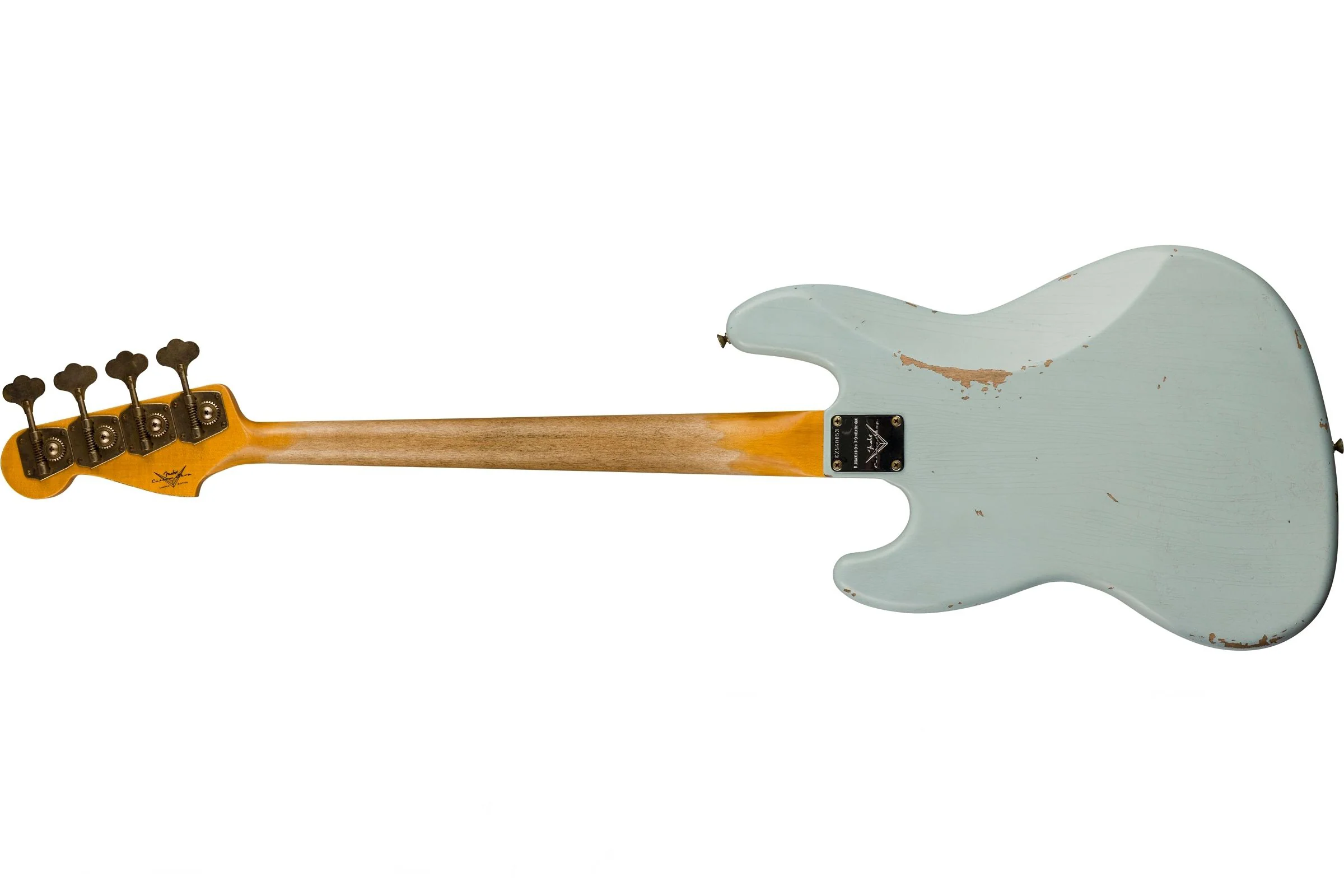 Fender Custom Shop '60 Jazz Bass Relic, Super Faded Aged Sonic Blue - Image 2