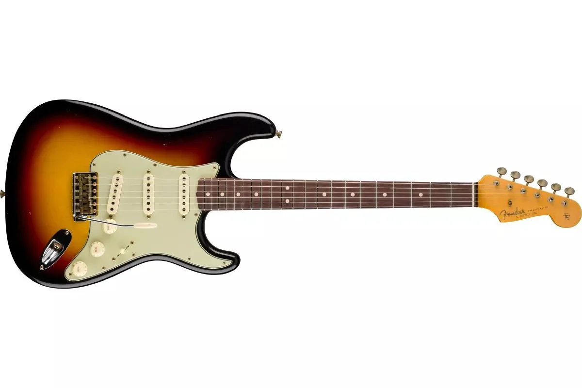 Fender Custom Shop Limited Edition 1963 Strat, Journeyman Relic, Bleached 3-Color Sunburst