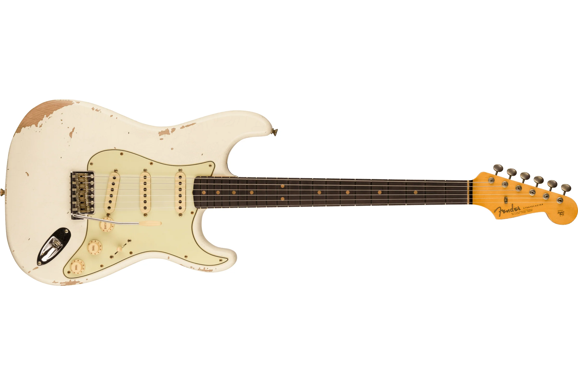 Fender Custom Shop Limited Edition 1964 L-Series Stratocaster Heavy Relic, Aged Olympic White