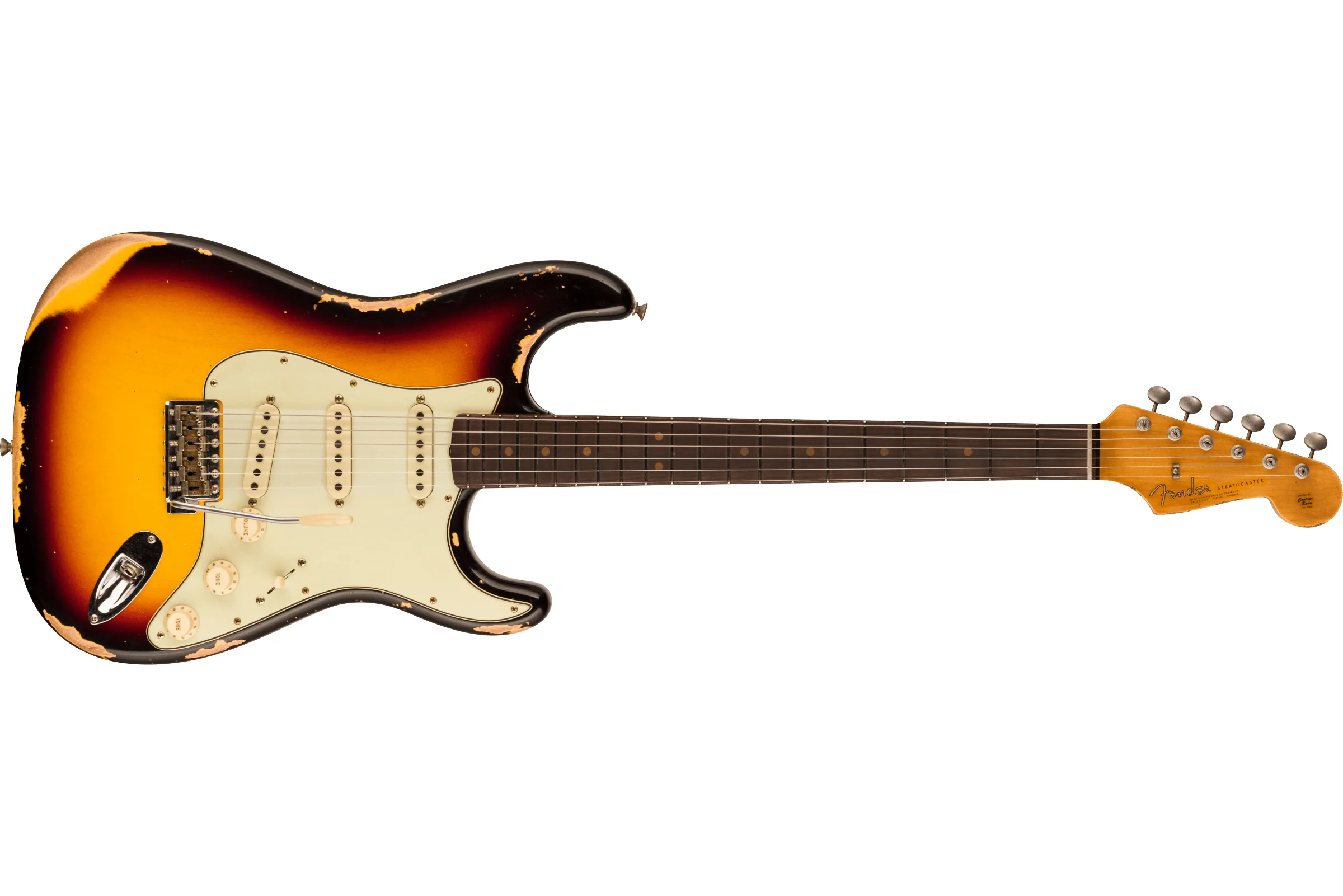 Fender Custom Shop Limited Edition 1964 L-Series Stratocaster Heavy Relic, Target 3-Color Sunburst