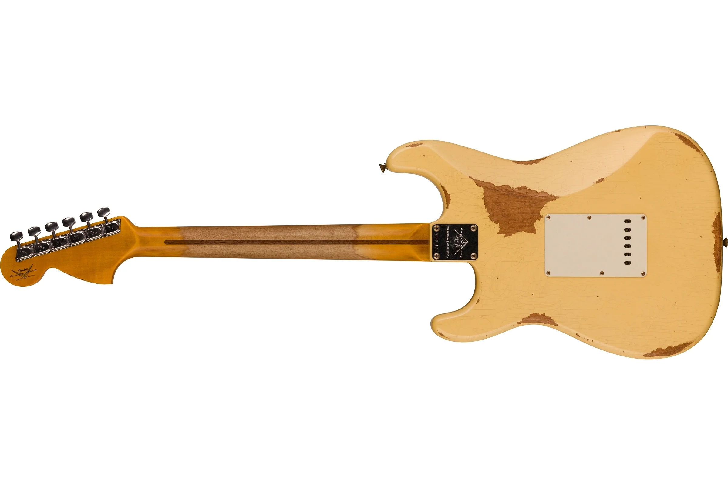 Fender Custom Shop Limited Edition '69 Strat - Heavy Relic, Aged Vintage White - Image 2