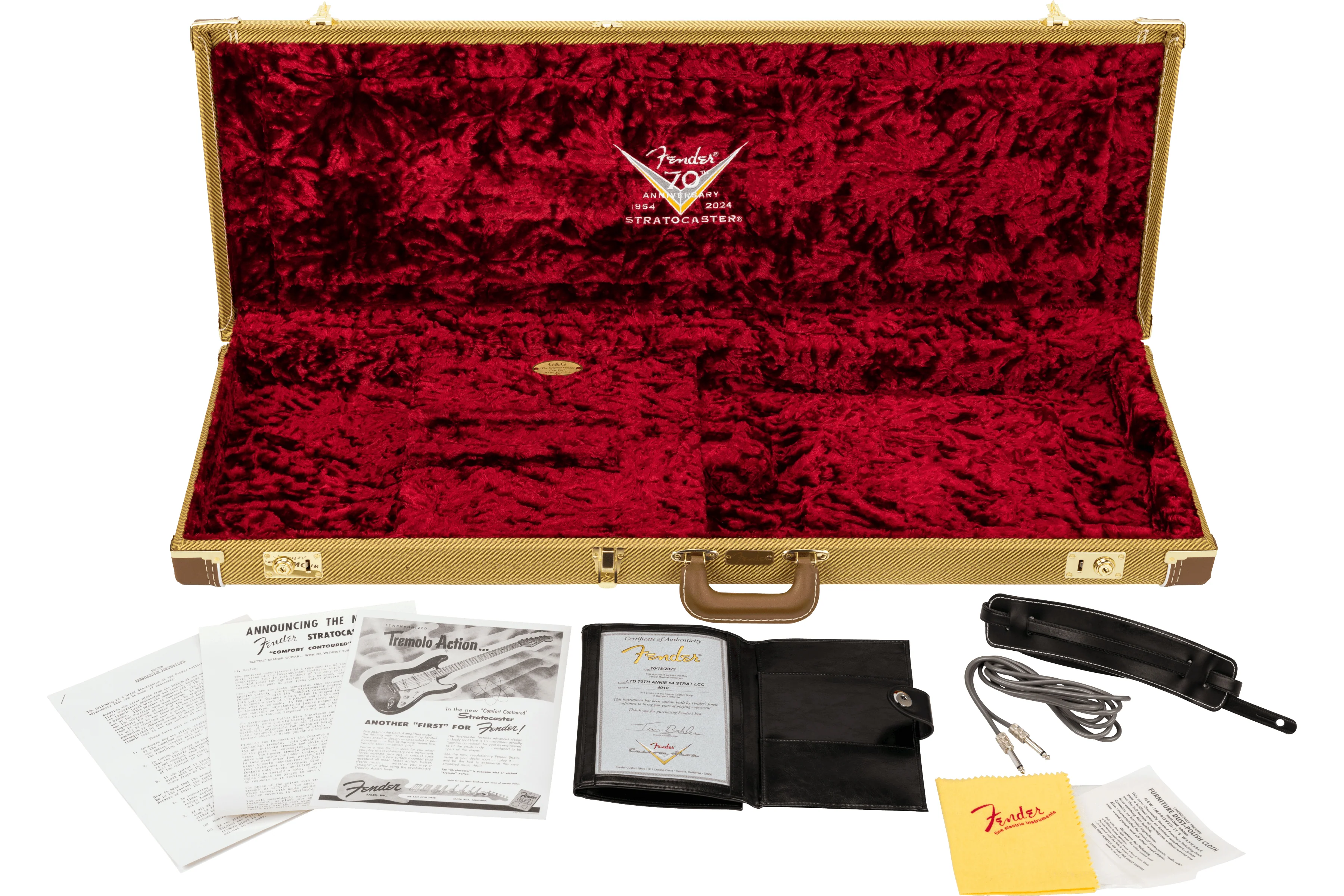 Fender Custom Shop Limited Edition 70th Anniversary 1954 Stratocaster, Time Capsule Package - Image 3
