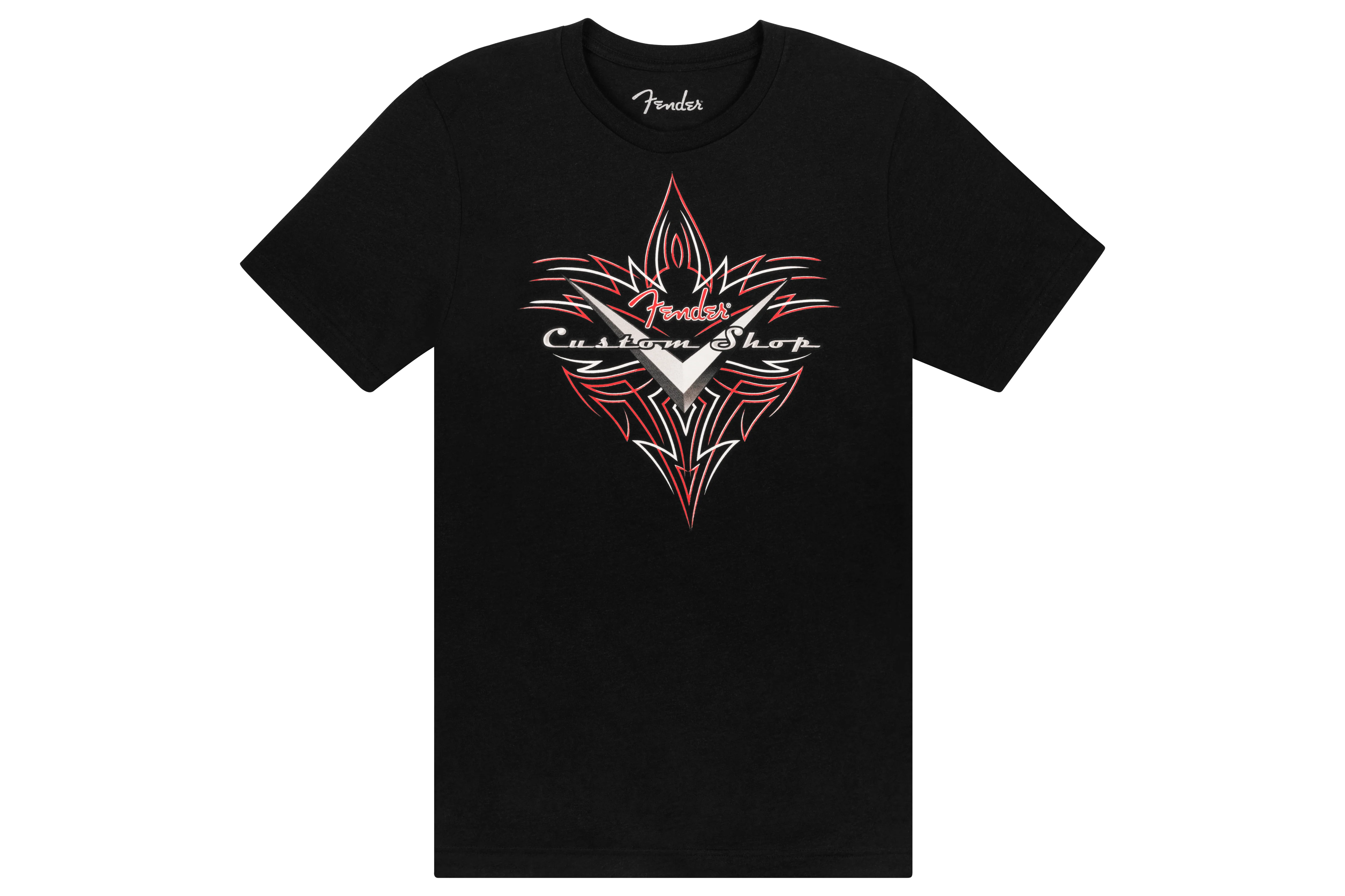 Fender Custom Shop Pinstripe T-Shirt, Black