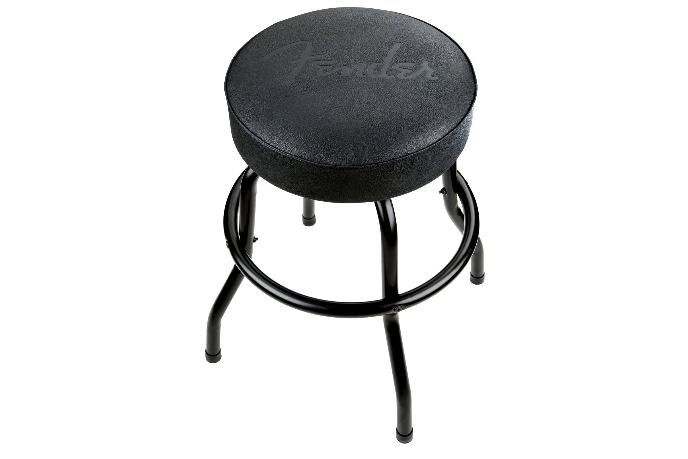 Fender Embossed Black Logo Barstool, Black