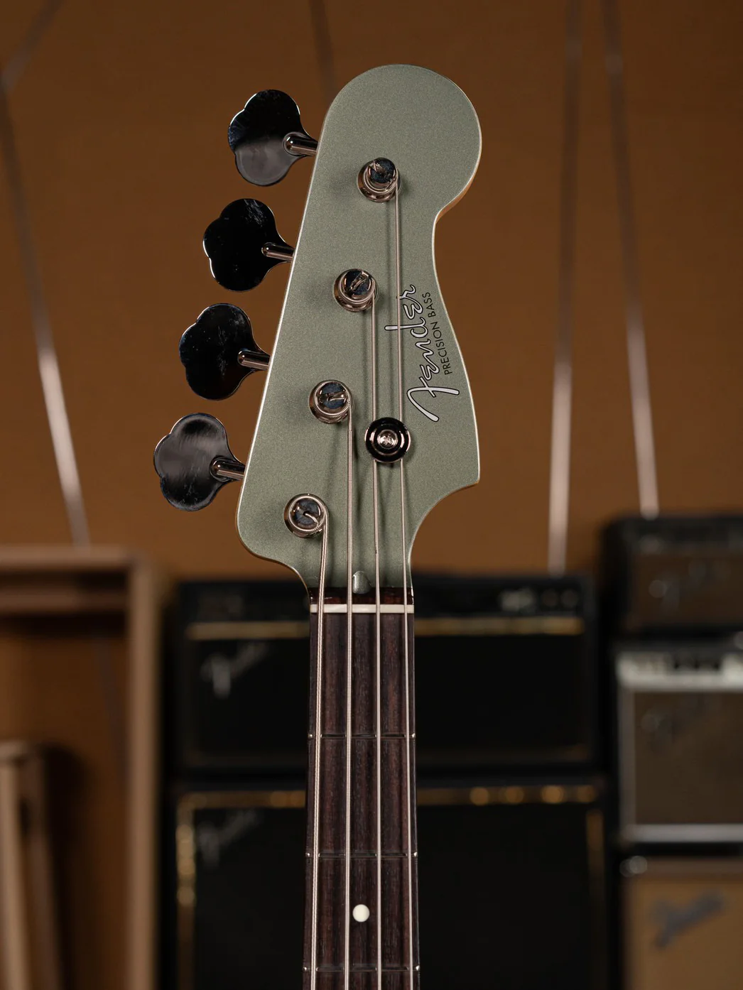 Fender FSR Collection Hybrid II Jazz Bass, Jasper Olive Metallic - Image 3