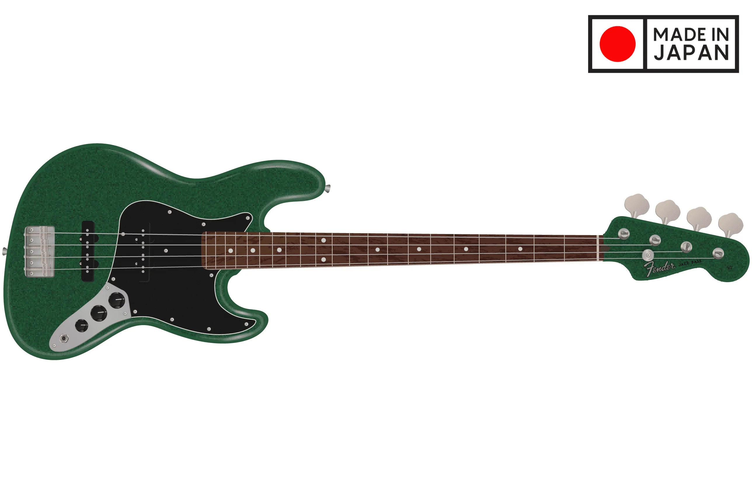 Fender FSR Collection Hybrid II Jazz Bass, Sherwood Green Metallic