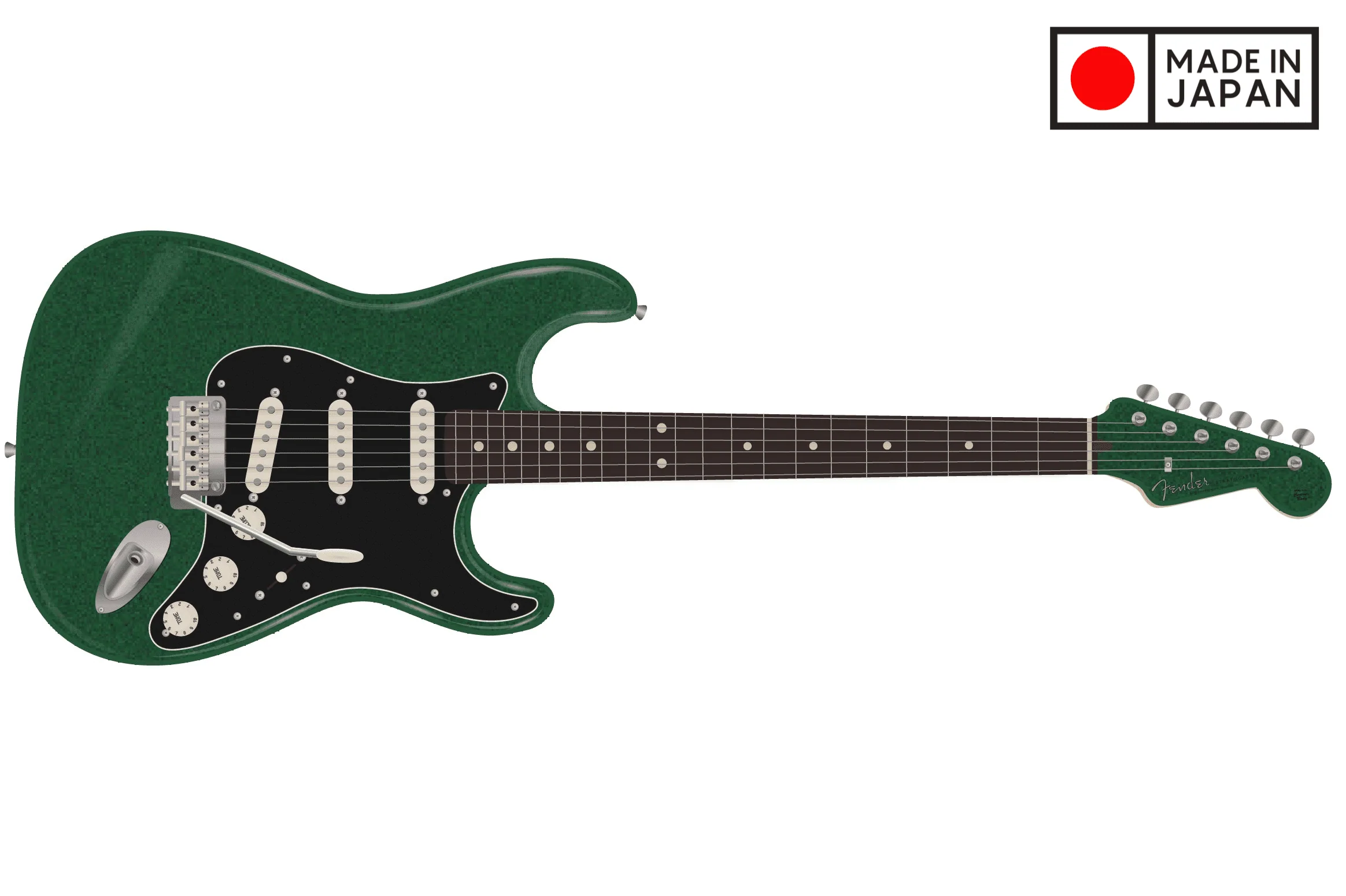 Fender FSR Collection Hybrid II Stratocaster, Sherwood Green Metallic