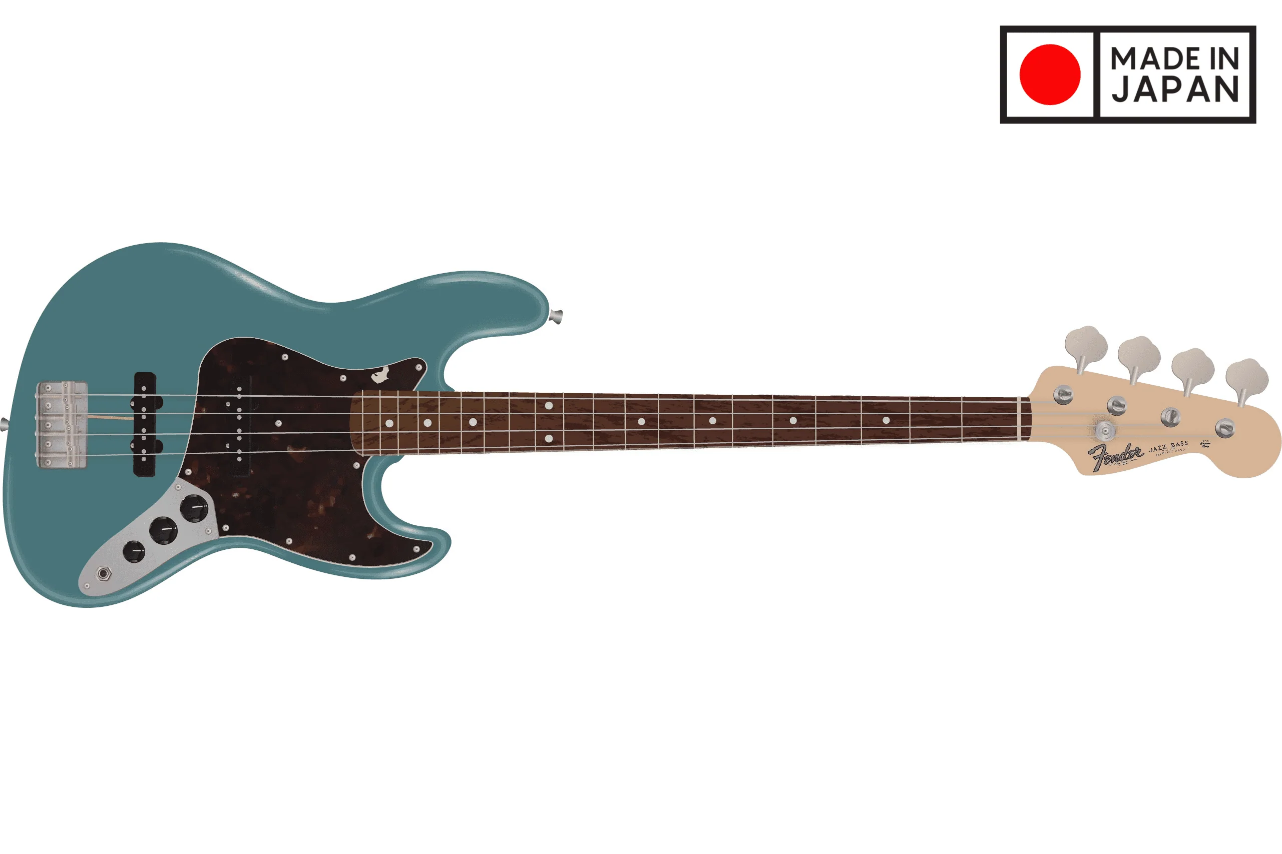 Fender FSR Collection Traditional II 60s Jazz Bass, Ocean Turquoise Metallic