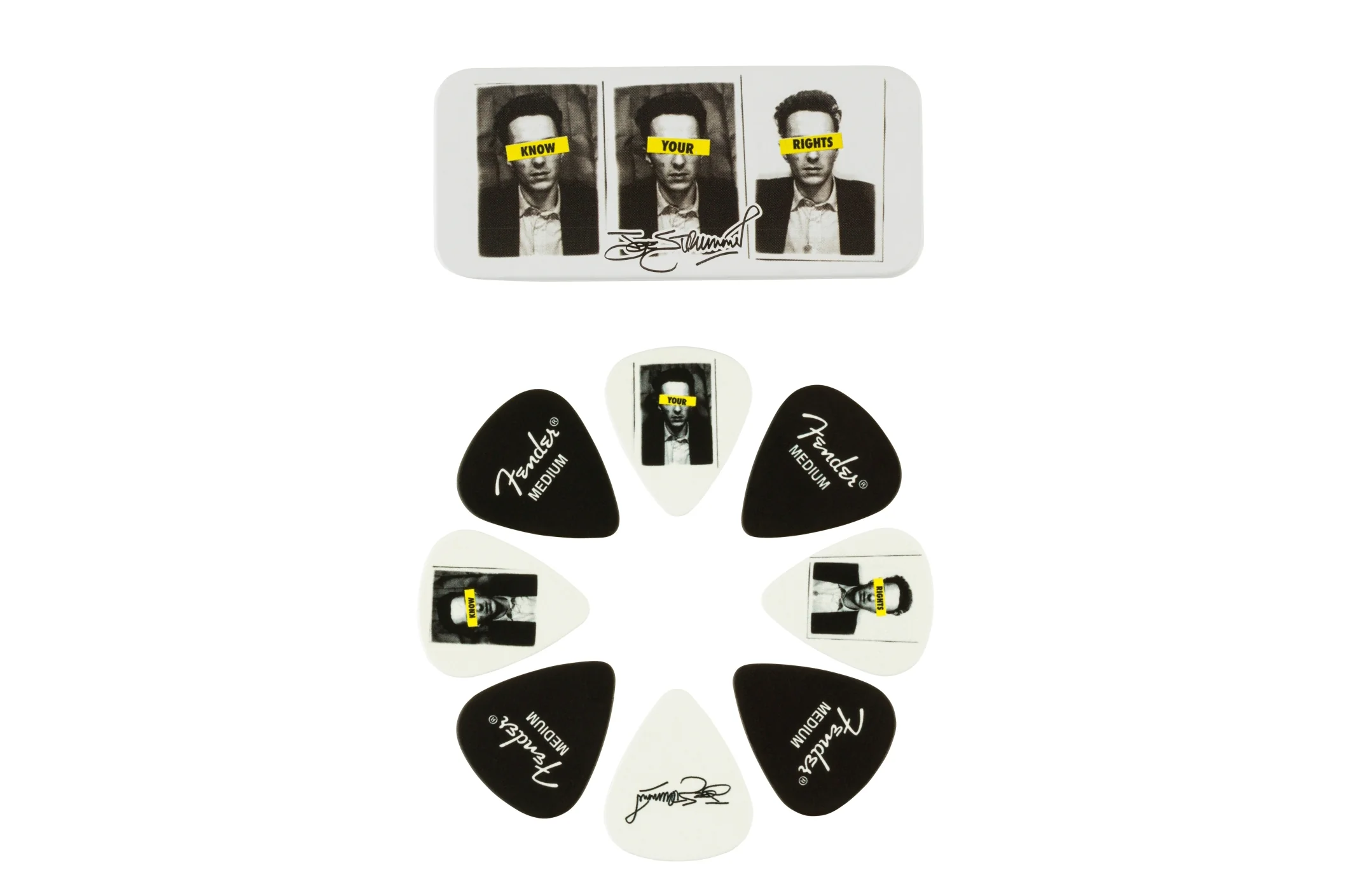 Fender Joe Strummer Pick Tin, Medium - 8 Pack - Image 2