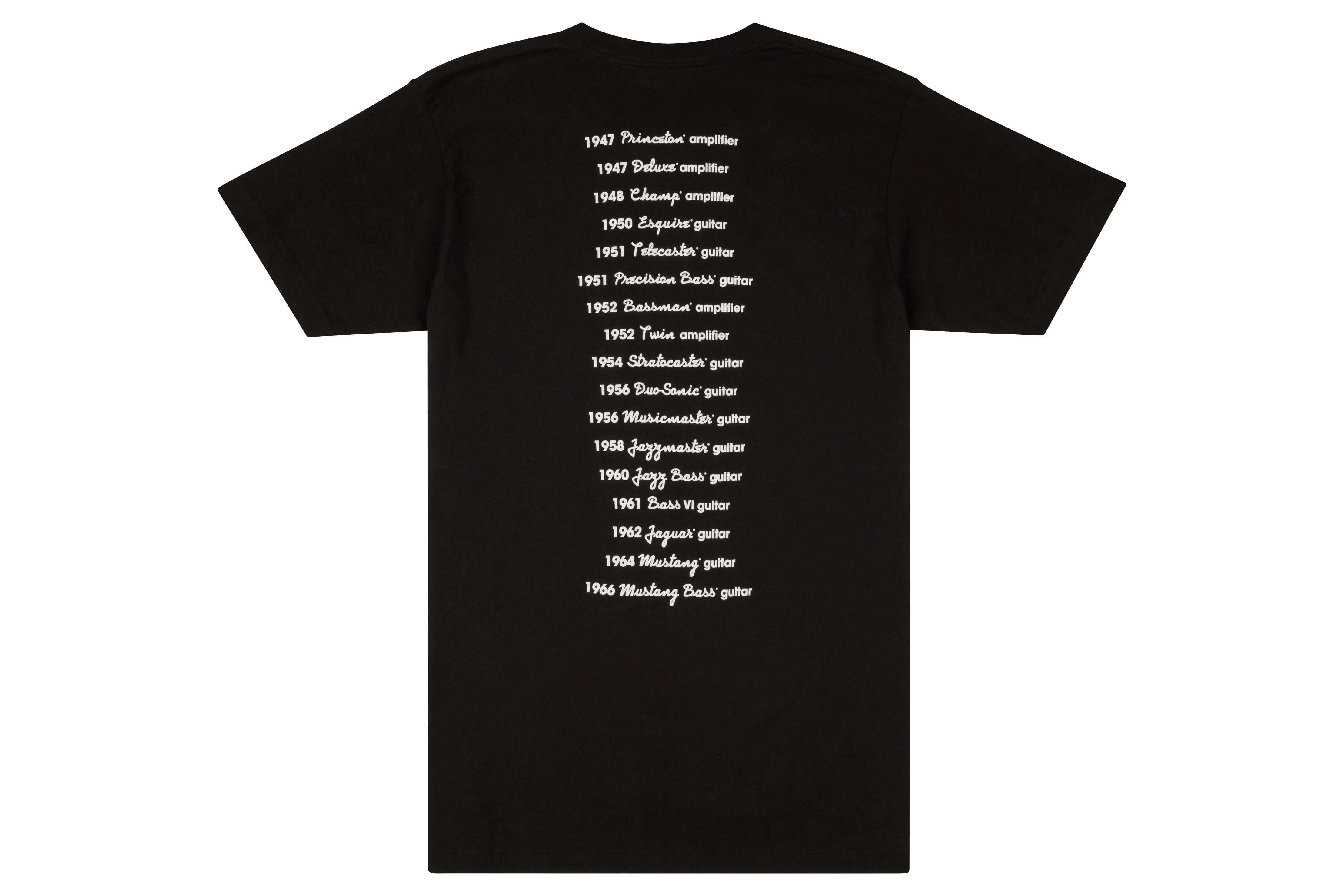 Fender Logo Dateback T-Shirt