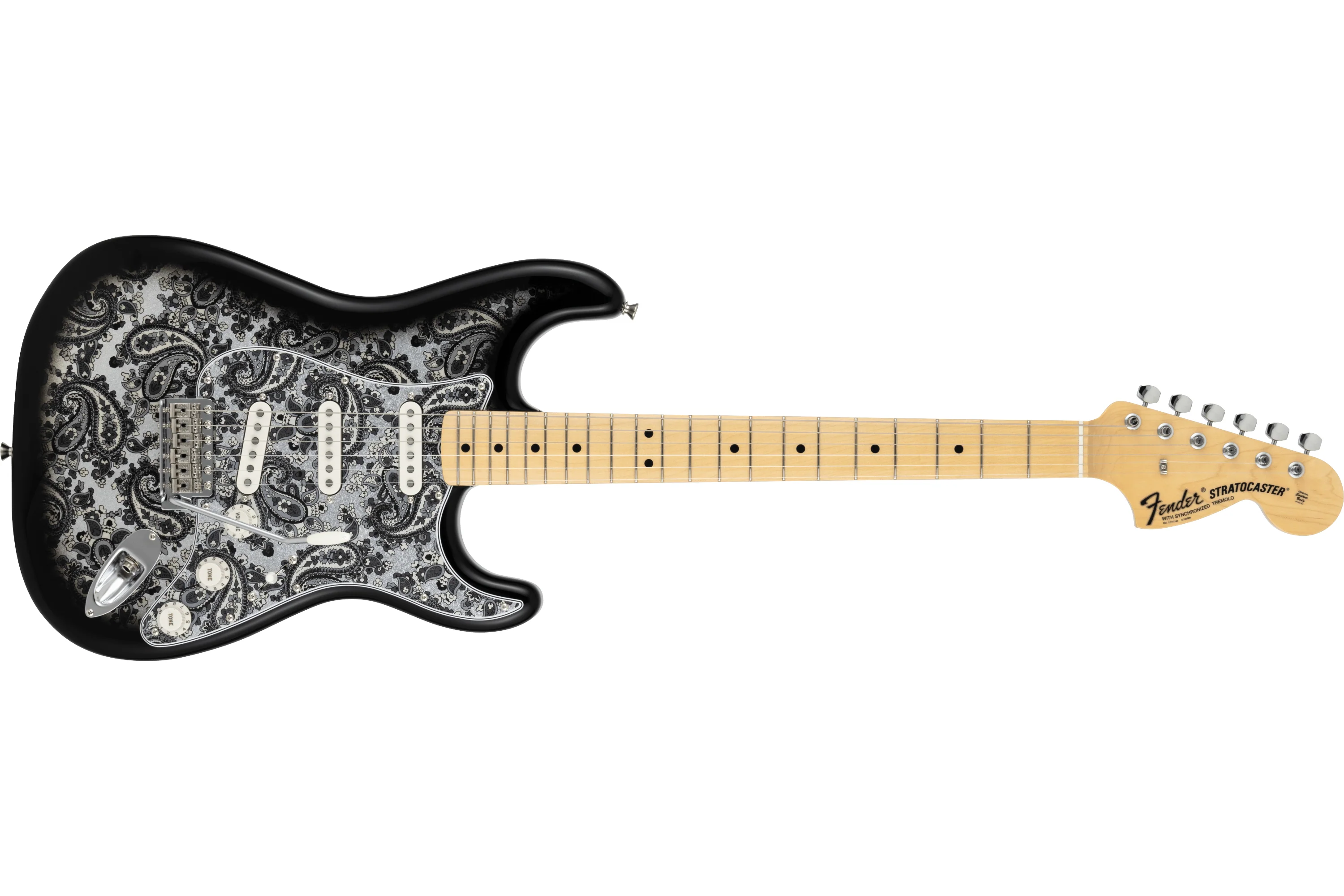 Fender Made in Japan Limited Stratocaster Black Paisley