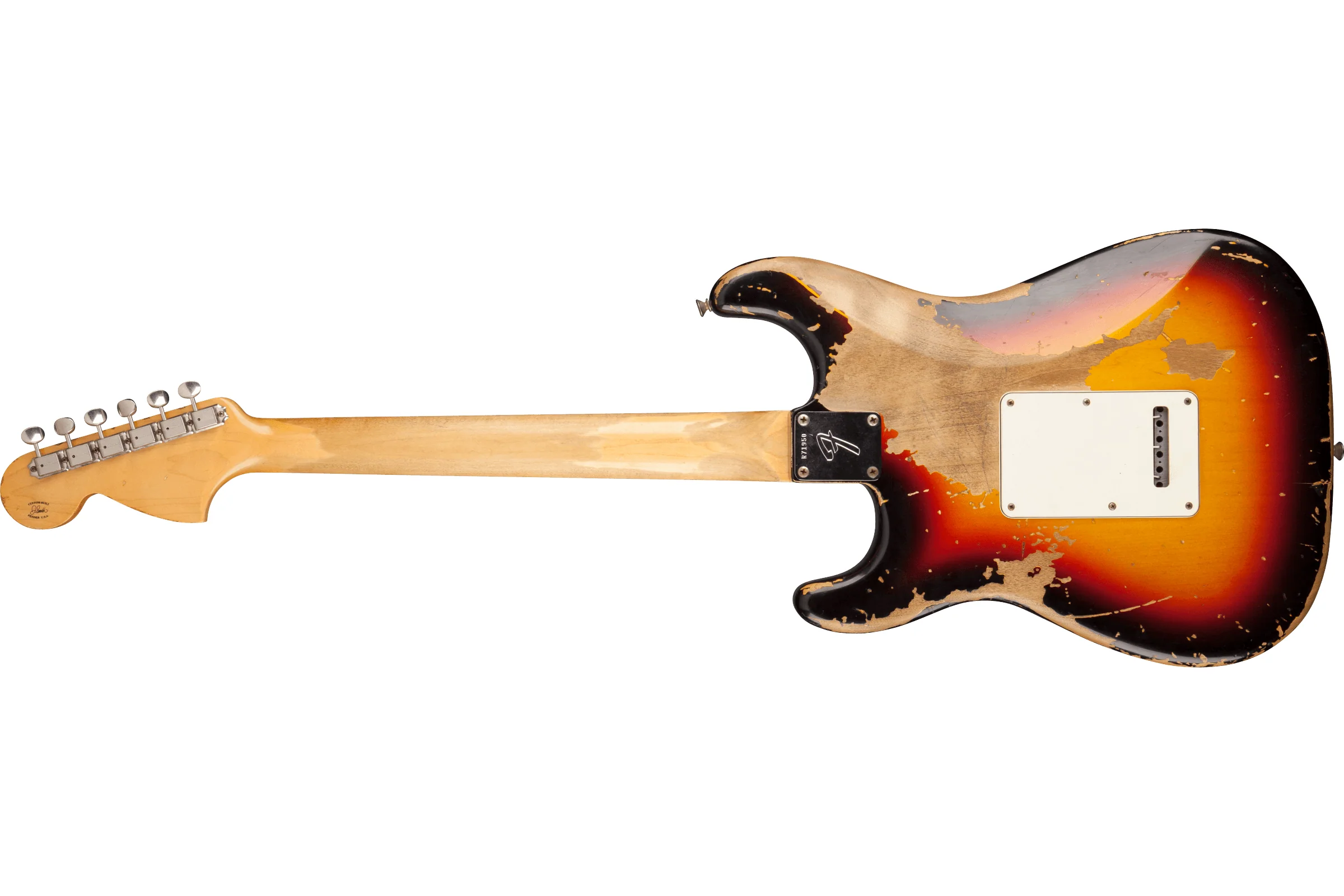 Fender Michael Landau 1968 Stratocaster Bleached 3-Color Sunburst - Image 2