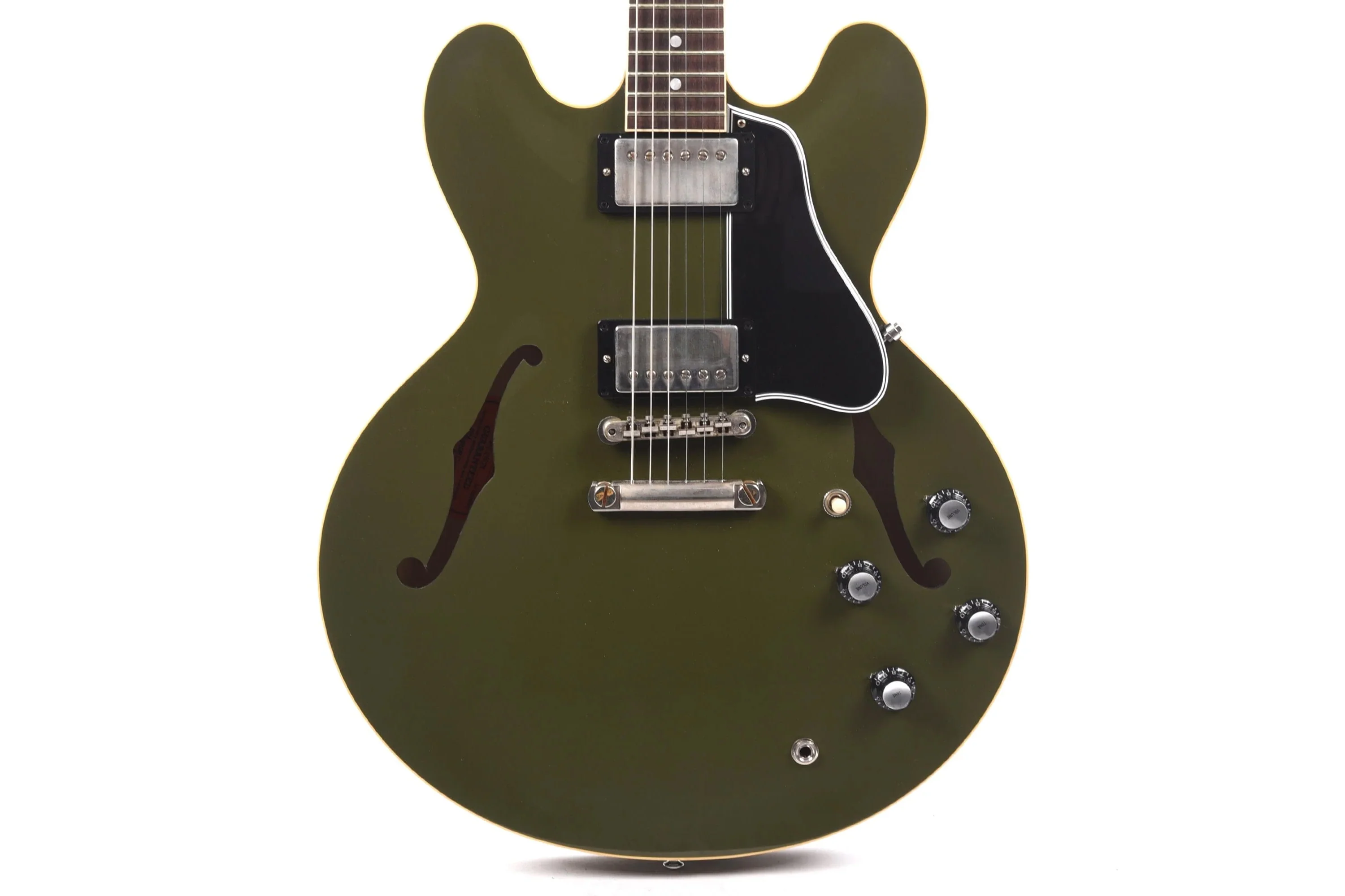 Gibson 1961 ES-335 Reissue Heavy Antique Olive Drab VOS - Image 4