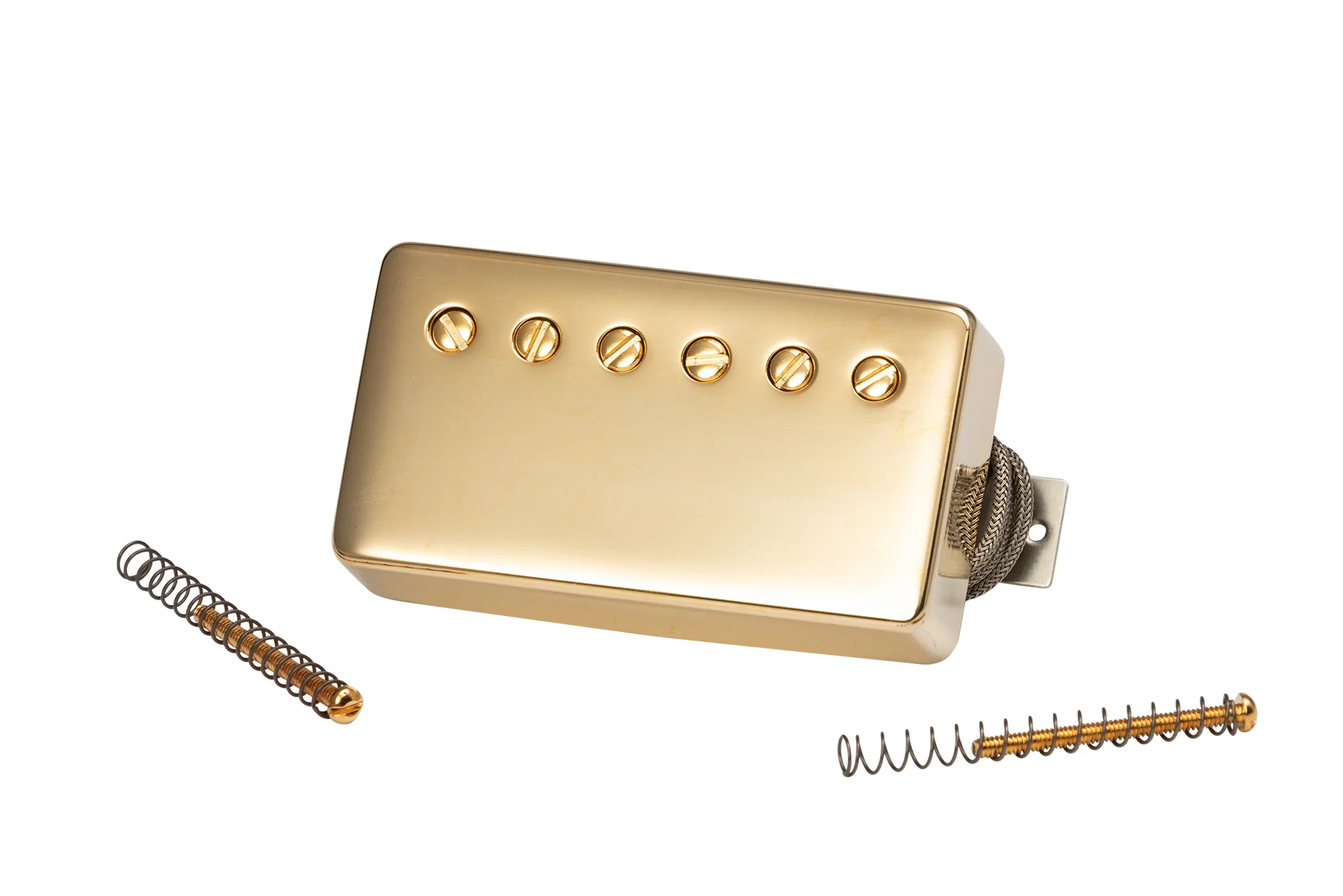 Gibson Custombucker (Matched Set, Double Black, True Historic Gold Covers, 2-Conductor, Unpotted, Alnico 3, 8K) - Image 4