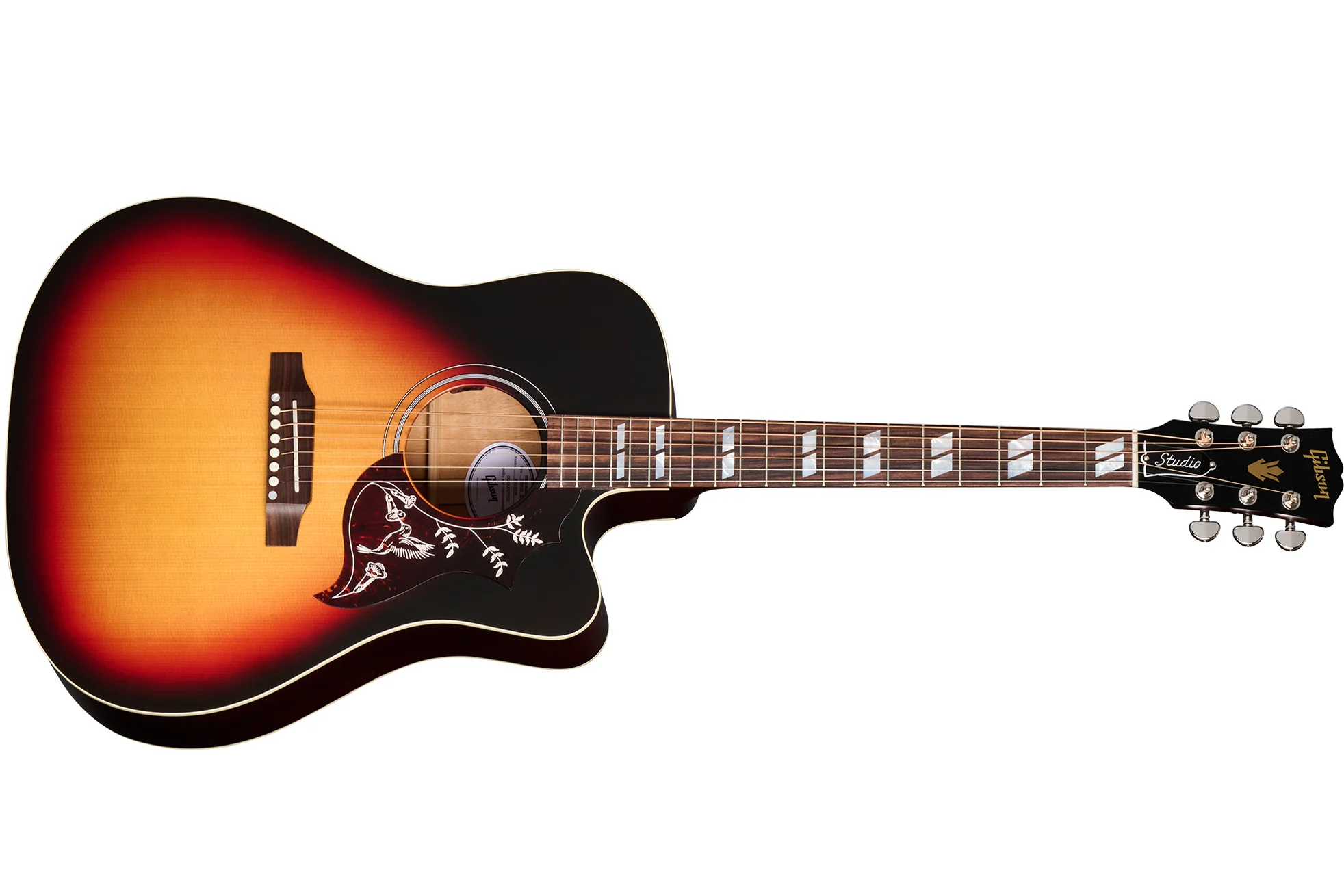 Gibson Hummingbird Studio EC, Tri-Burst Satin