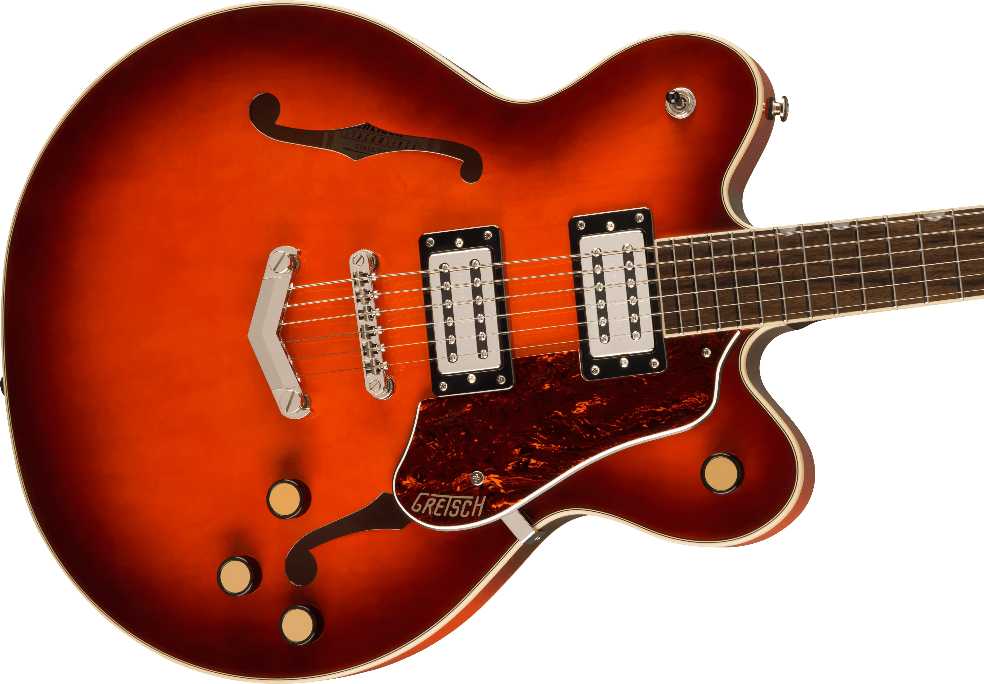 Gretsch G2622 Streamliner Center Block Double-Cut with V-Stoptail, BroadâTron BT-3S Pickups - Image 4