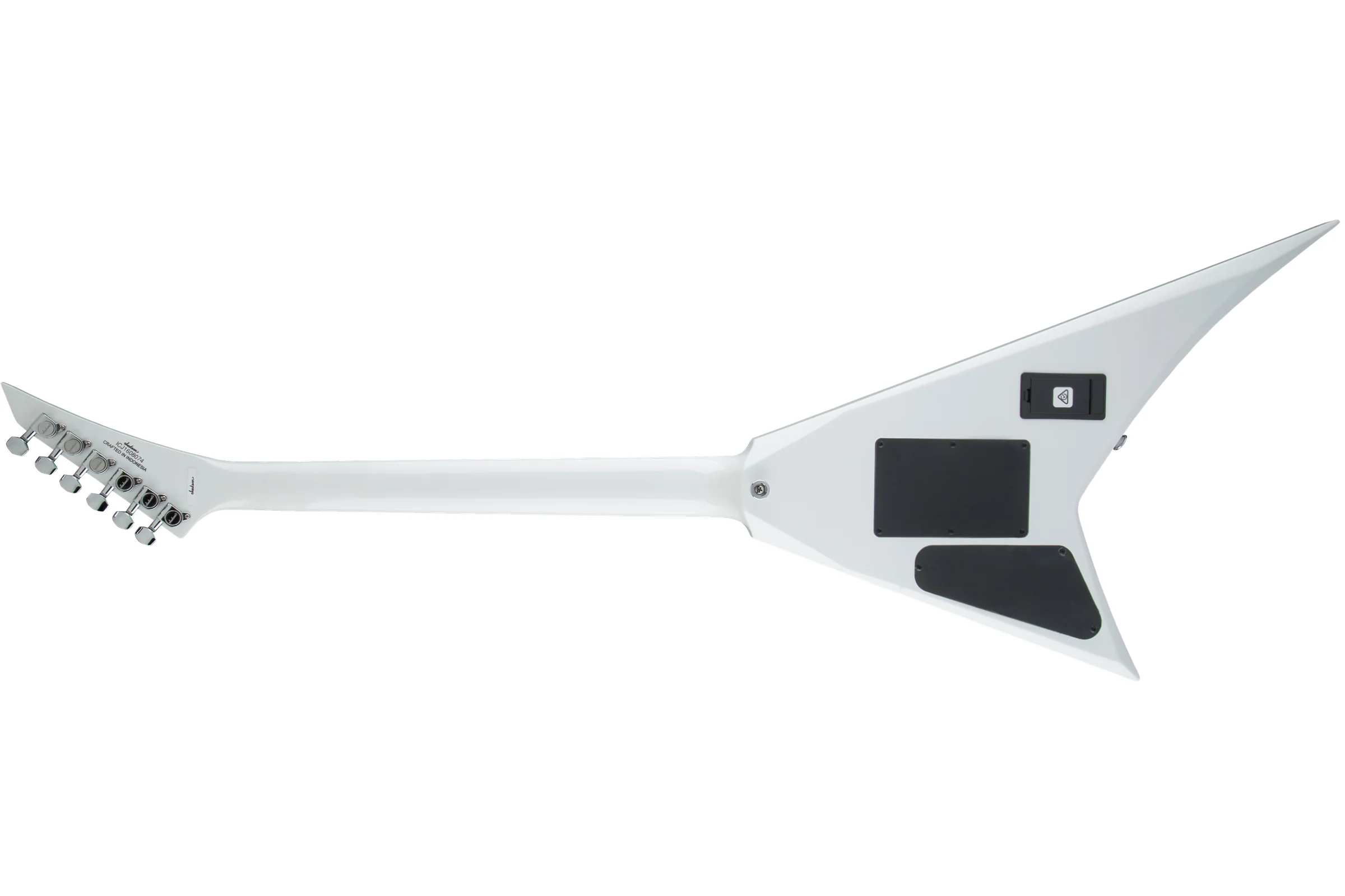 Jackson X Series Rhoads RRX24M, Snow White with Black Pinstripes - Image 2