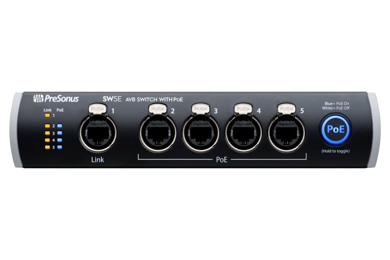 PreSonus SW5E Network Switch and Bridge