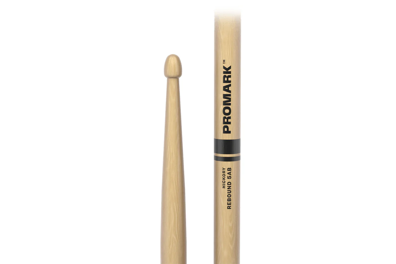 Promark Rebound 5AB Hickory Drumstick, Acorn Wood Tip